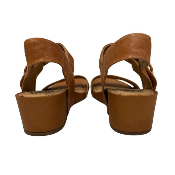 Söfft Vaya Leather Wedge Sandals Adjustable Strap Comfort Soft Footbed Size 9 M - Picture 5 of 13